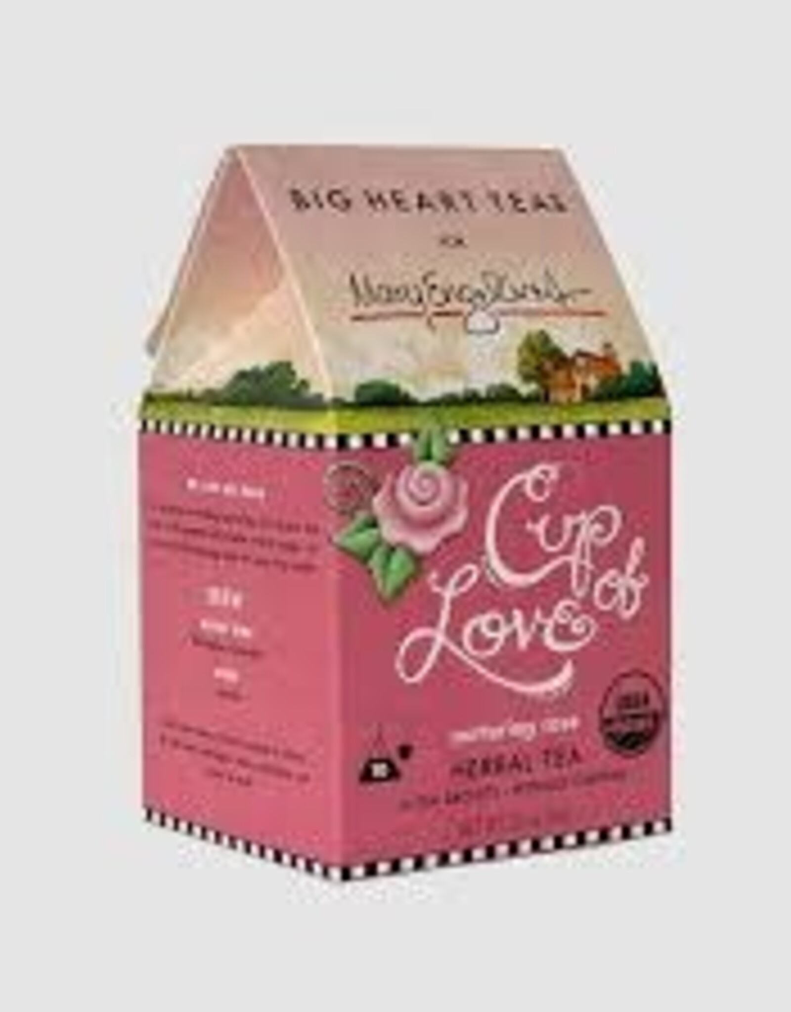 Food & Beverage Big Heart Tea - Mary Engelbreit Cup of Love Herbal Tea 10 ct tea bags