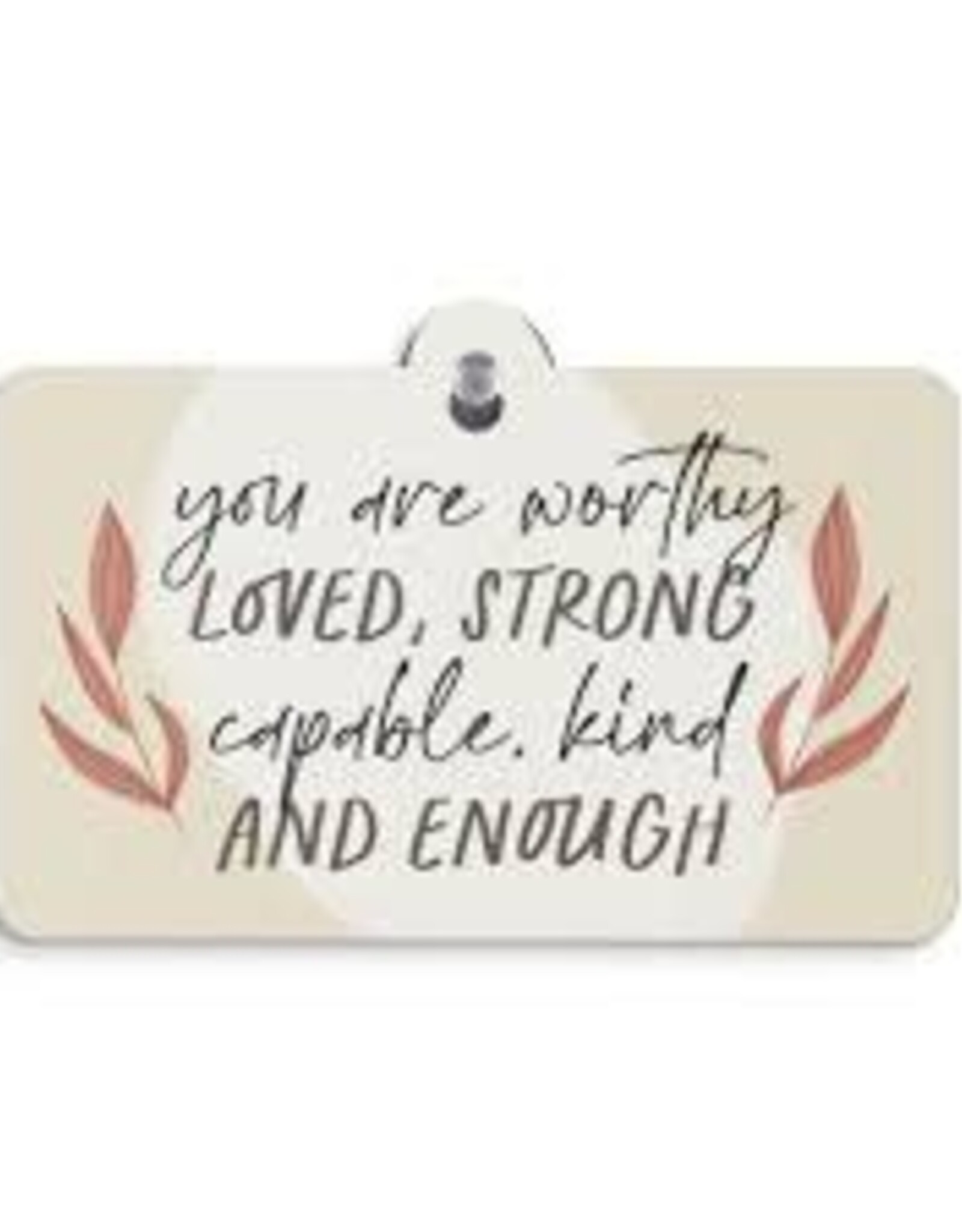Home Goods P Graham  - Suction Sign You are worthy