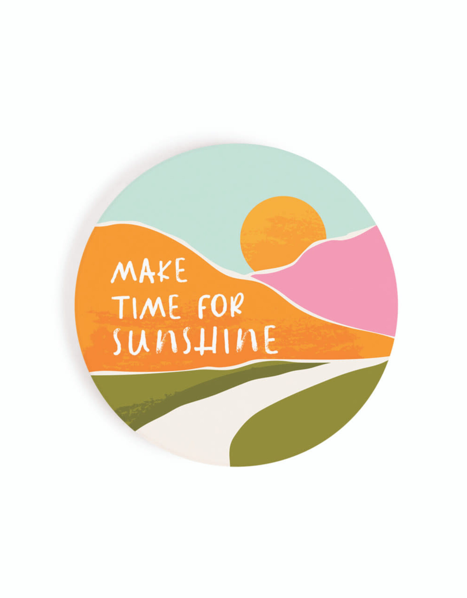 Home Goods P Graham  -  Make Time for Sunshine Car Coaster