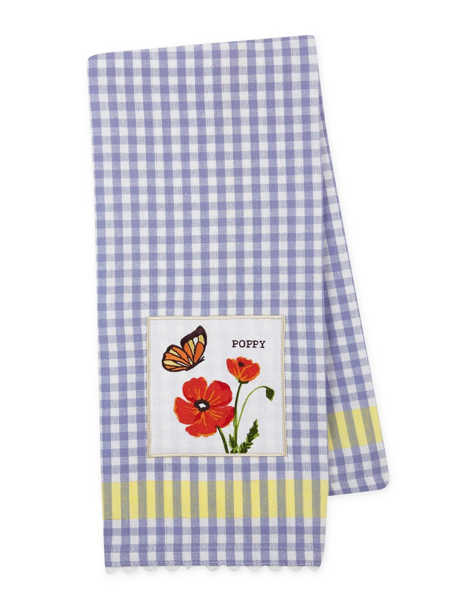Kitchen DII - Poppy Embellished Dish Towel