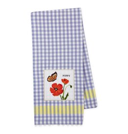 Kitchen DII - Poppy Embellished Dish Towel