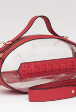 Womens Red Football Stadium Bag with Two Straps