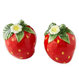 Kitchen DII - Strawberries Salt and Pepper Shaker Set