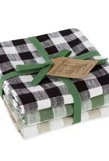 Kitchen DII - Green House Checks Dish Towels Set of 3
