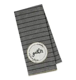 Kitchen DII - Gather Farm Wreath Embellished Towel