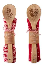 Valentine DII - Valentine Baking Dish Towel & Spoon Gift Set