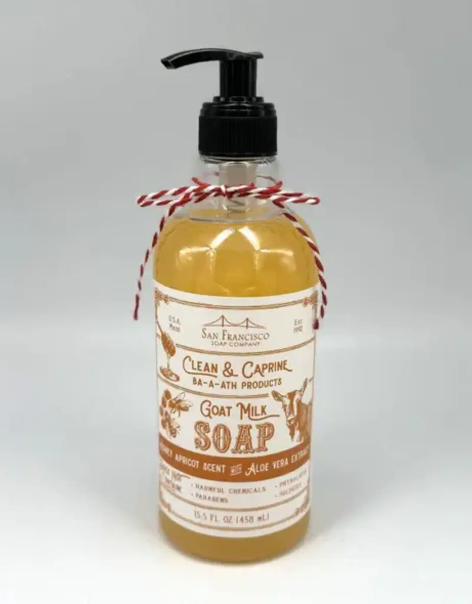 Mens San Francisco Soap Co.: Honey Apricot With Aloe Vera Extract Goat Milk 15.5oz