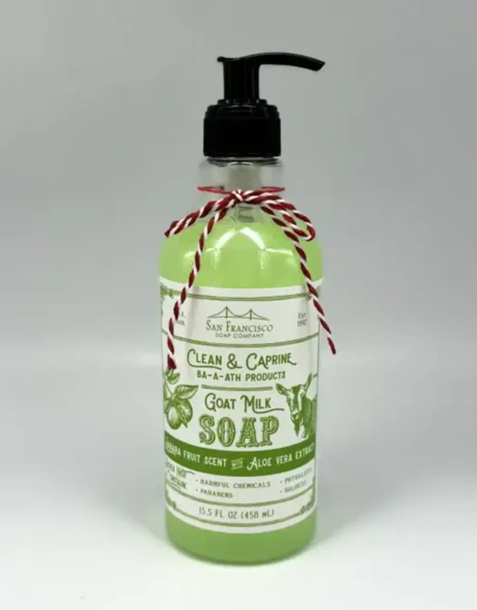 Mens San Francisco Soap Co.: Jabara Fruit Scent With Aloe Vera Extract Goat Milk 15.5oz