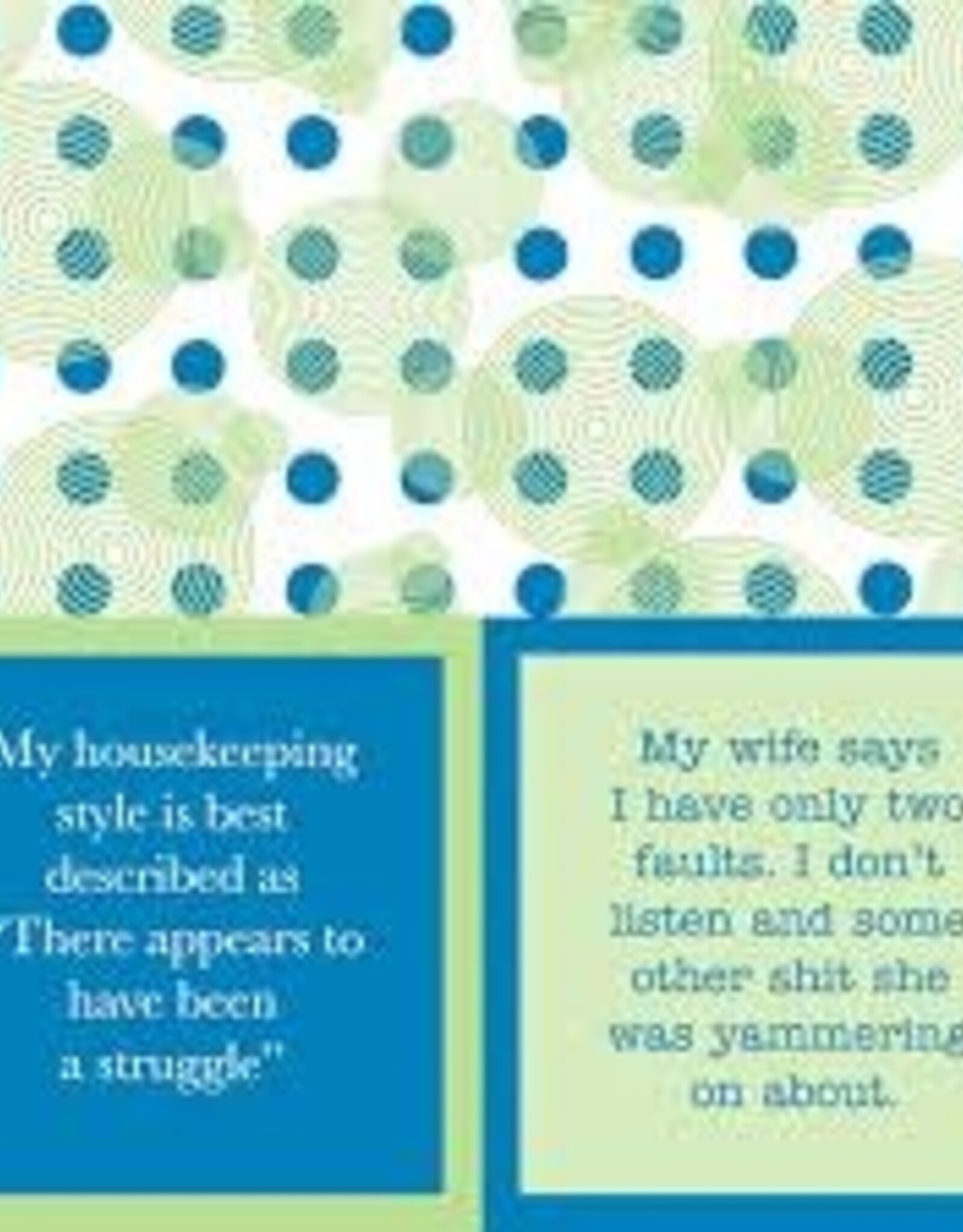 Kitchen Drinks On Me - Housekeeping Style Cocktail Napkins