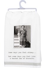 Kitchen Primitives by Kathy - Some Days You Feel Skinny Kitchen Towel