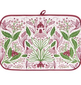 Kitchen Primitives by Kathy -Purple Floral Drying Mat