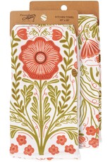 Kitchen Primitives by Kathy - Poppies Kitchen Towel