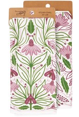 Kitchen Primitives by Kathy - Purple Floral Kitchen Towel