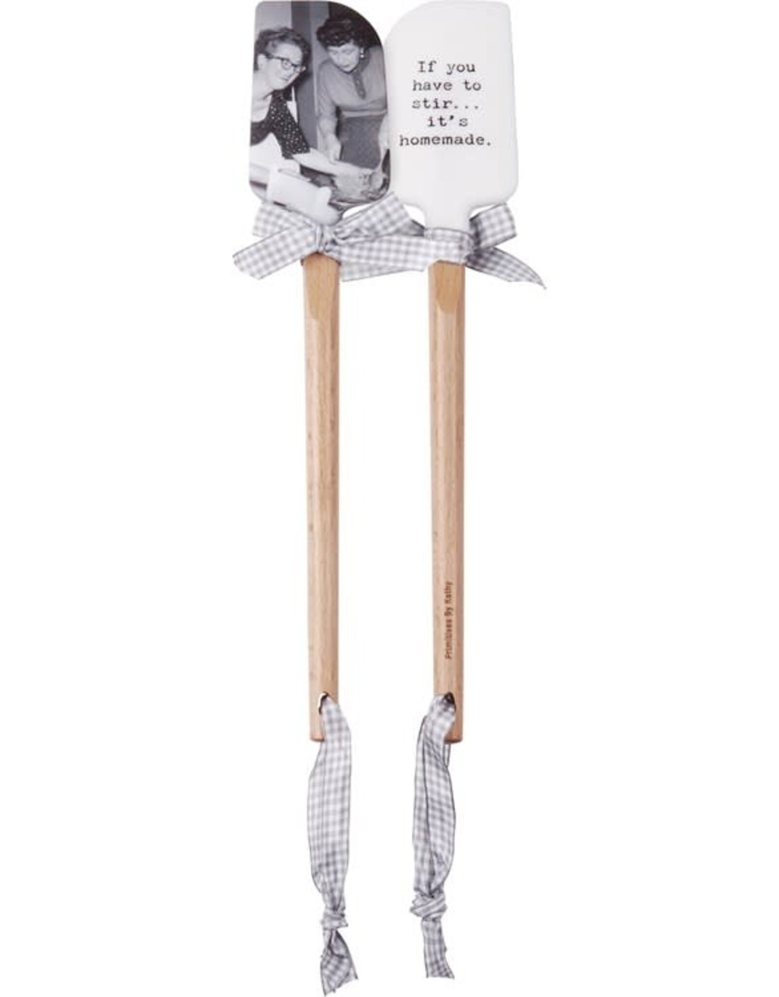 Kitchen Primitives by Kathy -Trash Talk -  If You Have To Stir... Spatula