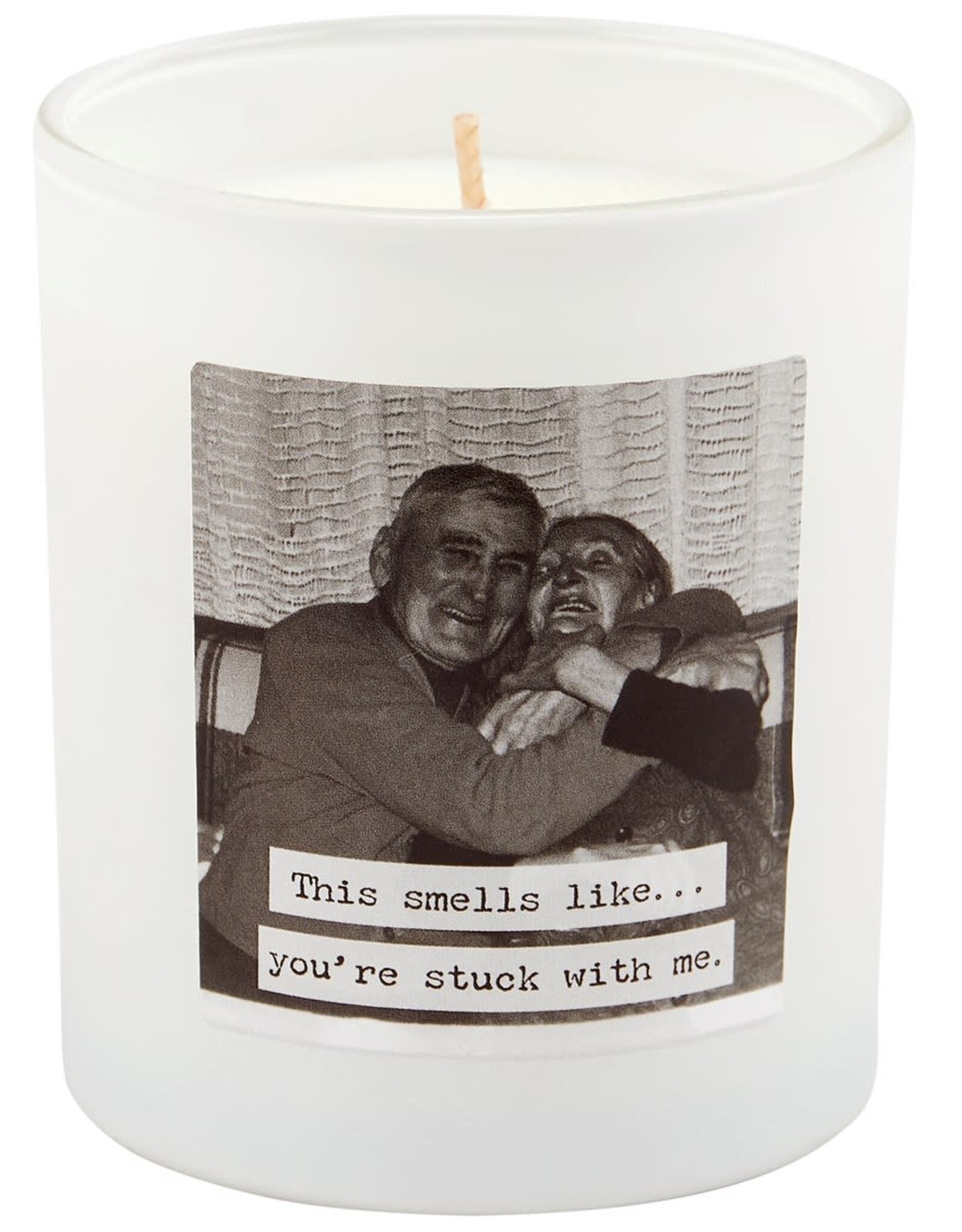 Home Goods Primitives by Kathy - Trash Talk Smells Like You're Stuck With Me Candle