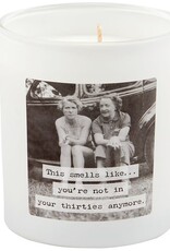 Home Goods Primitives by Kathy - Trash Talk Not in Thirties Candle