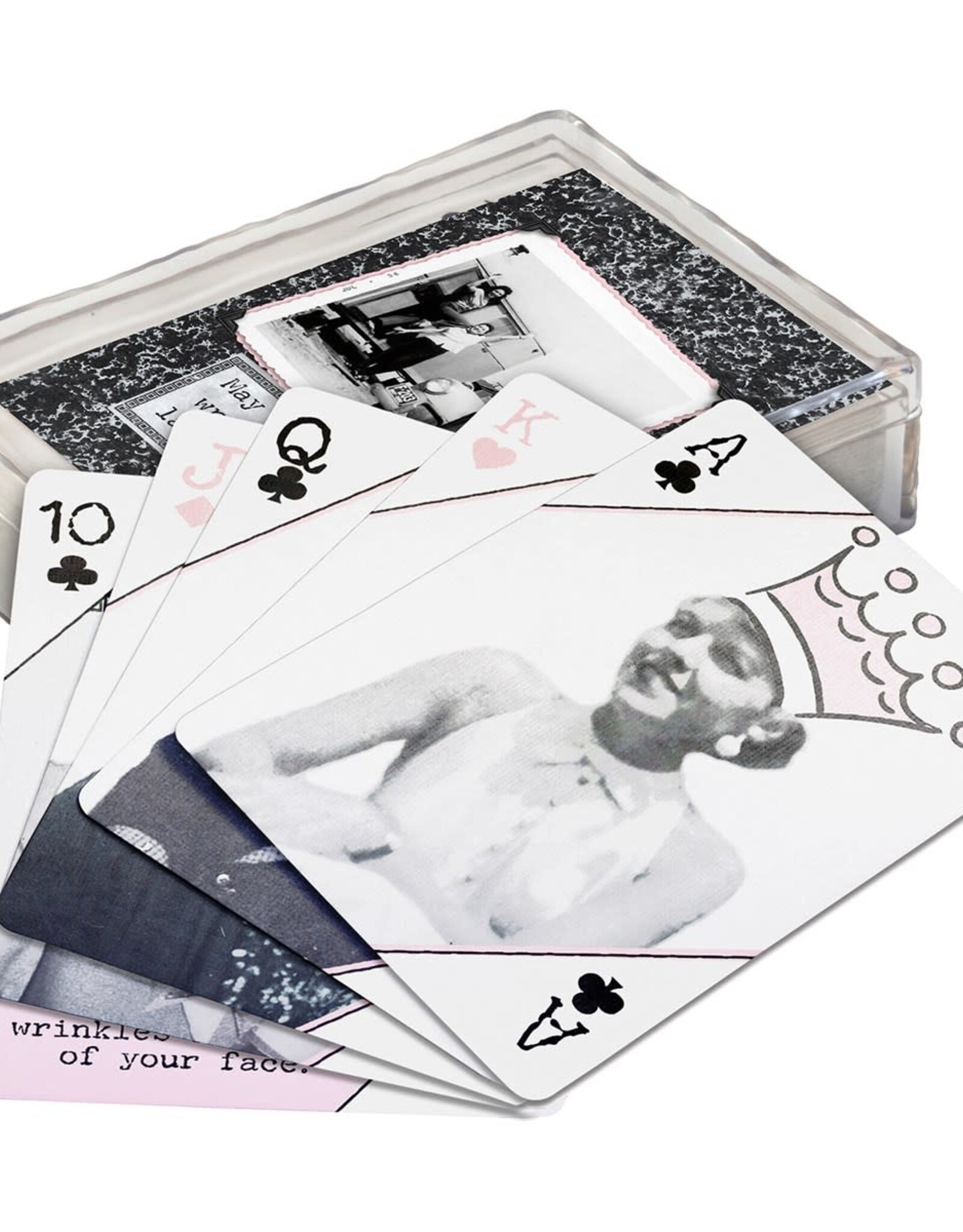 Stationary Primitives by Kathy - Playing Cards Wrinkles be Laughlines