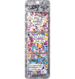 Home Goods Primitives by Kathy - Good Vibes Magnets Set of 3