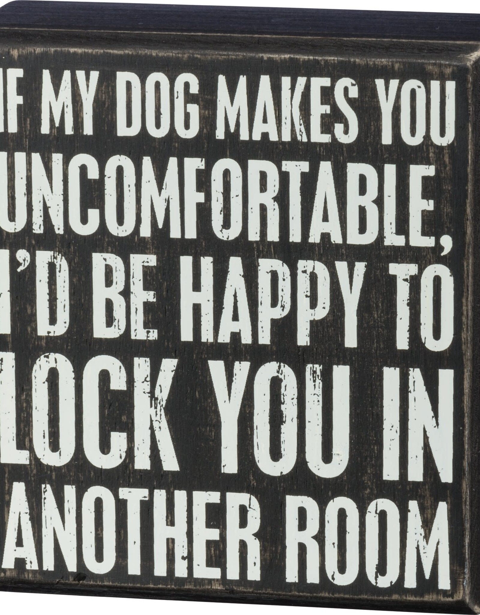 Home Goods Primitives by Kathy - If My Dog Box Sign