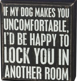 Home Goods Primitives by Kathy - If My Dog Box Sign