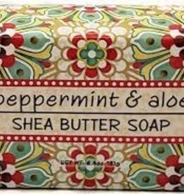 Christmas Greenwich Bay - Peppermint & Aloe Mini Soap