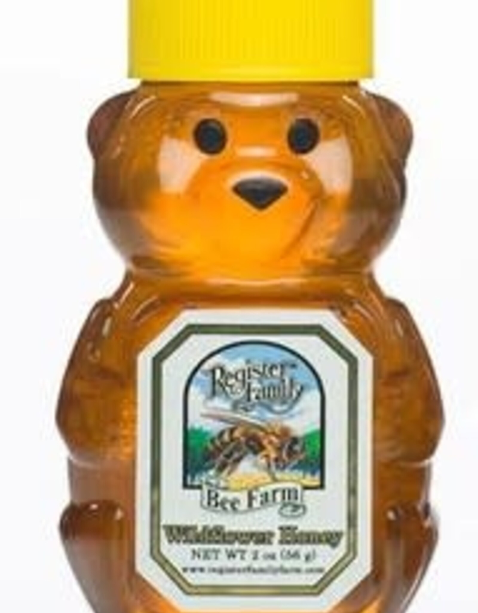 Food & Beverage Register Family - Wildflower Honey Bear Squeeze Bottle 2oz
