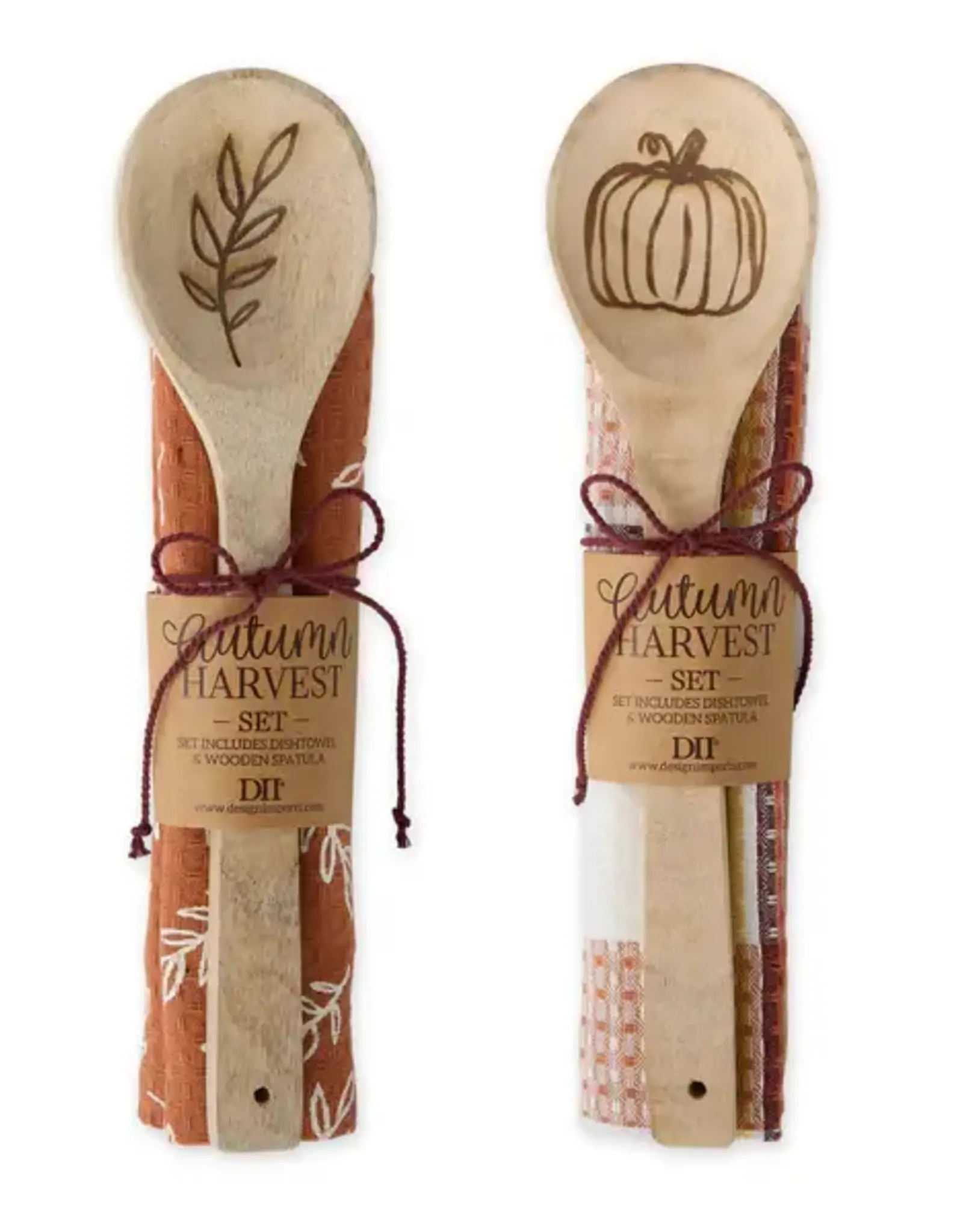 Fall DII - Autumn Dishtowel Spoon Gift Set Assorted