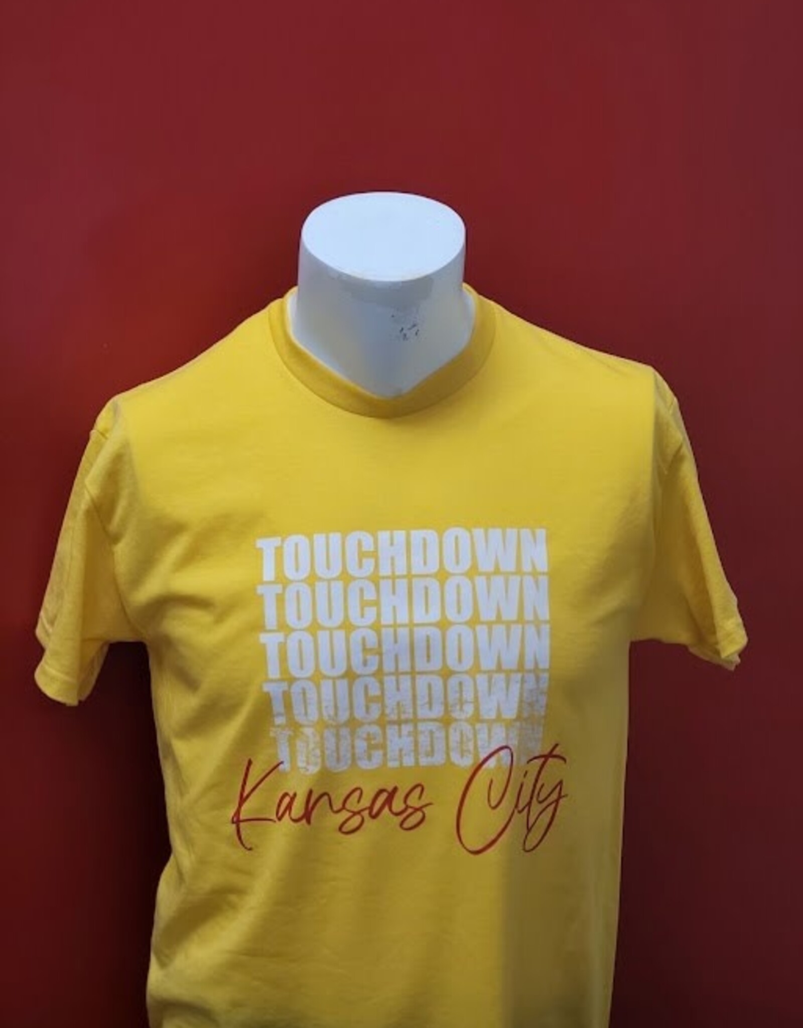 Apparel Touchdown Yellow T-shirt XL