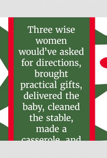 Kitchen Drinks On Me - Three Wise Women XMAS Dish Towel