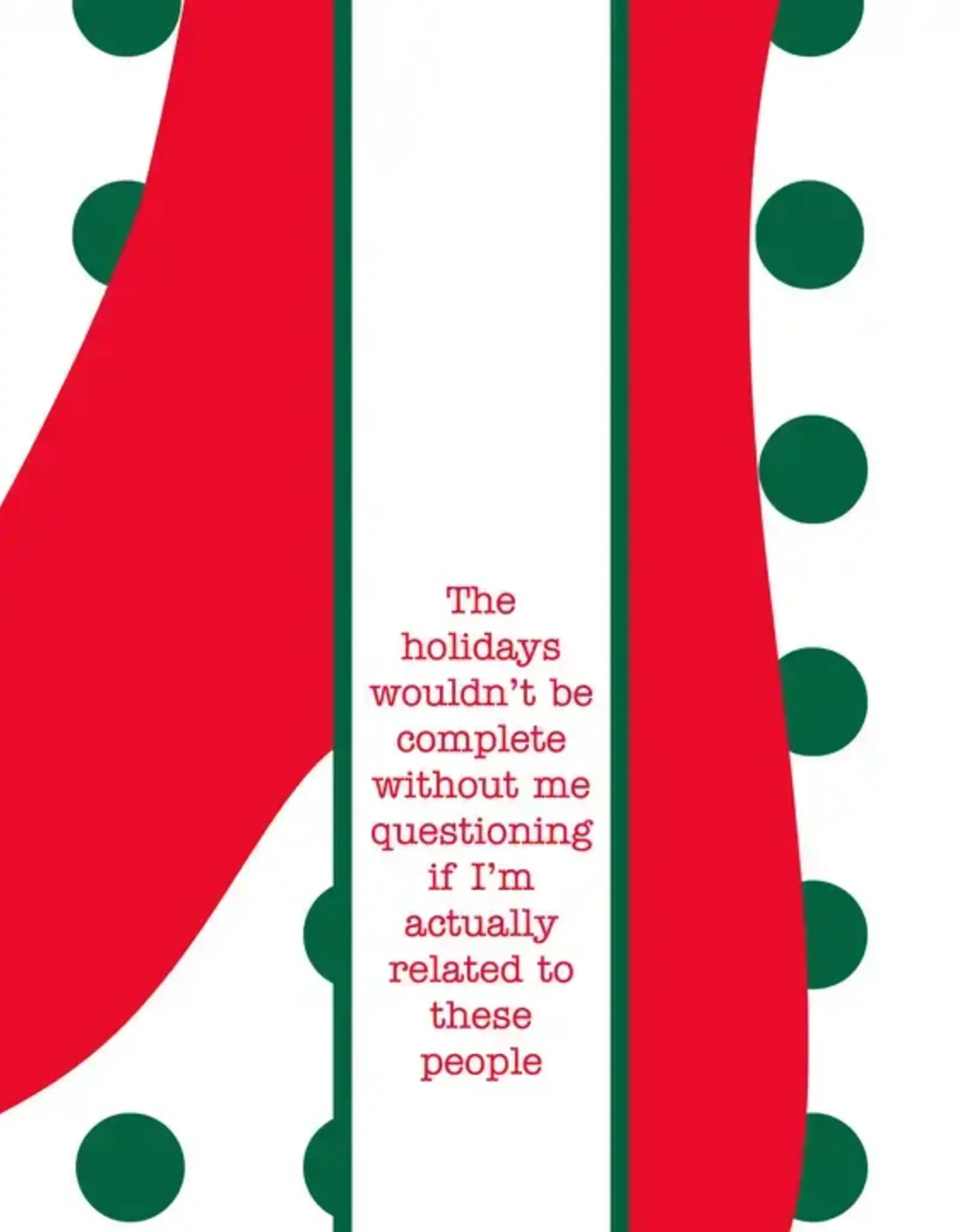 Kitchen Drinks On Me - Related to These People Christmas Dish Towel