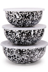 Kitchen Crow Canyon - Black Small Bowl with Lid