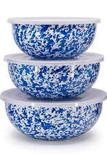 Kitchen Crow Canyon - Blue Small Bowl with Lid