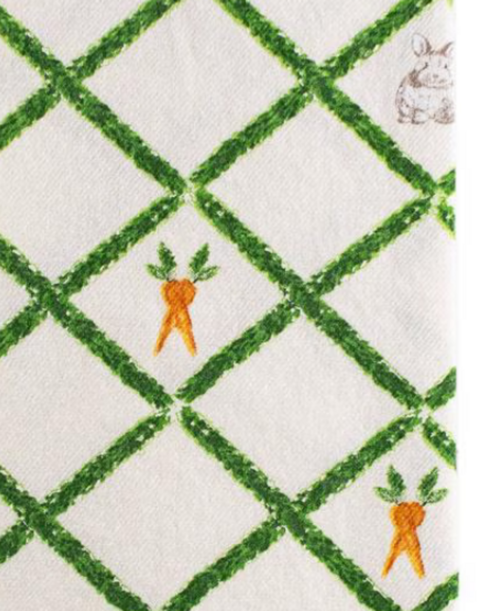 Easter Royal Standard - Boxwood Trellis Bunny Hand Towel