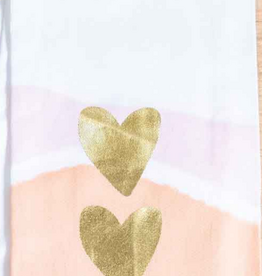 Easter Royal Standard - Heart Watercolor Hand Towel