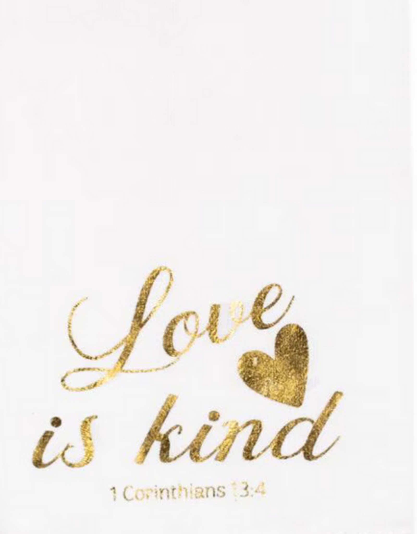 Easter Royal Standard - Love is Kind Hemstitch Hand Towel