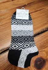 Apparel World's Softest Socks - Black Multi Low