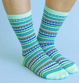 Apparel World's Softest Socks - Mint Stripe