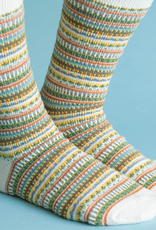 Apparel World's Softest Socks -  White Stripe