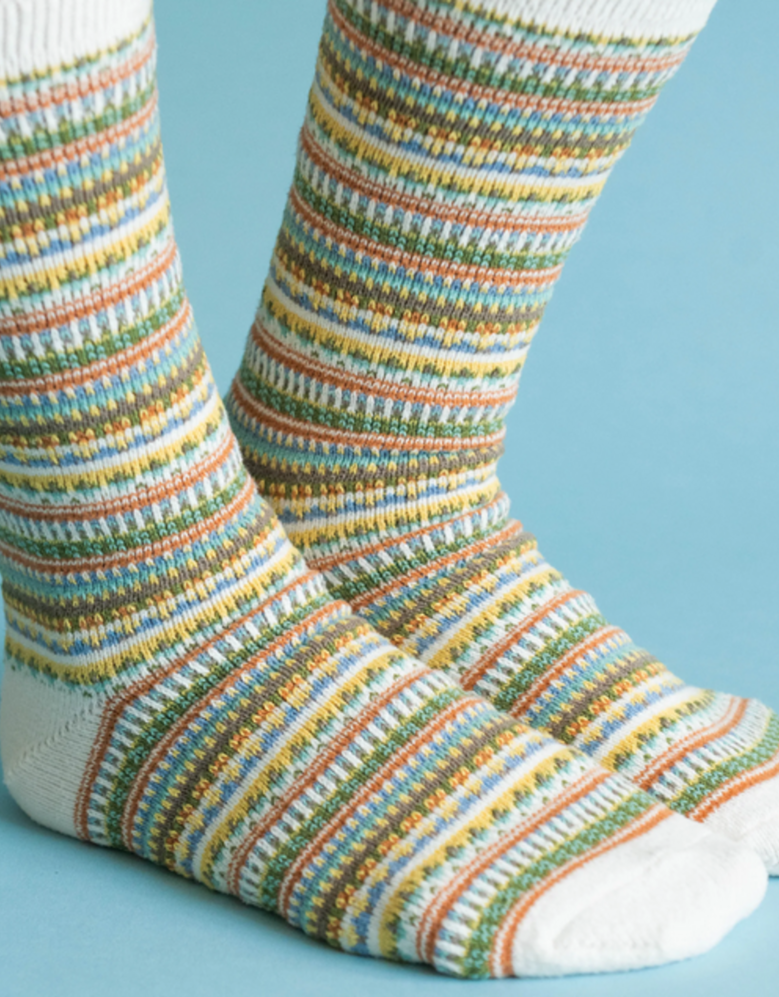 Apparel World's Softest Socks -  White Stripe