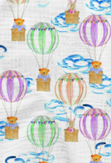 French Graffiti - Touch The Sky Hot Air Balloon Swaddle