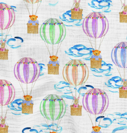 French Graffiti - Touch The Sky Hot Air Balloon Swaddle