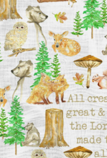 French Graffiti - Woodland Animals Swaddle
