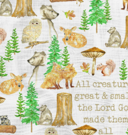 French Graffiti - Woodland Animals Swaddle