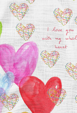 French Graffiti - Baby Swaddle Hearts