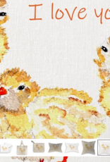 French Graffiti - Three Baby Chicks Swaddle