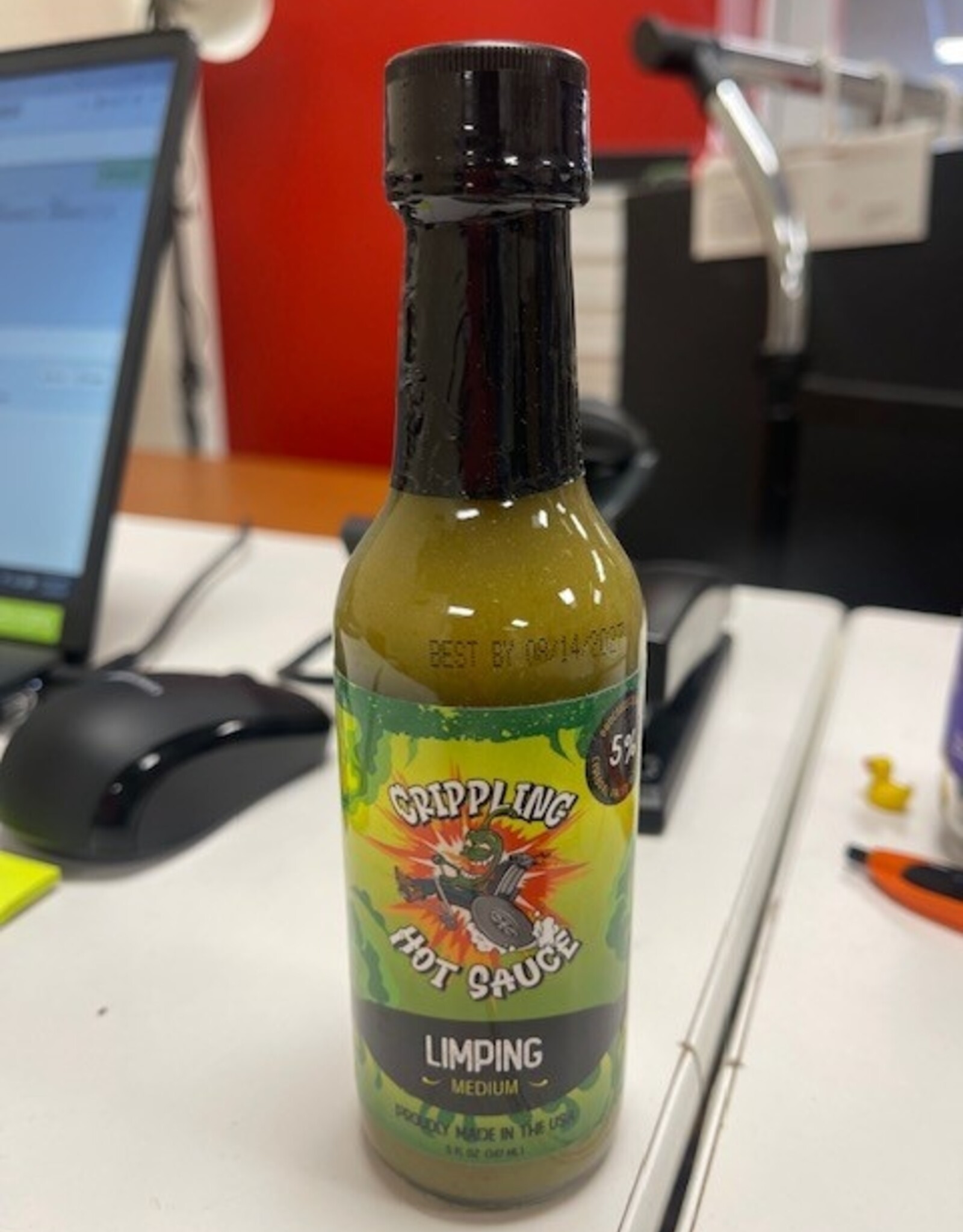 STACKED - Limping Medium Hot Sauce