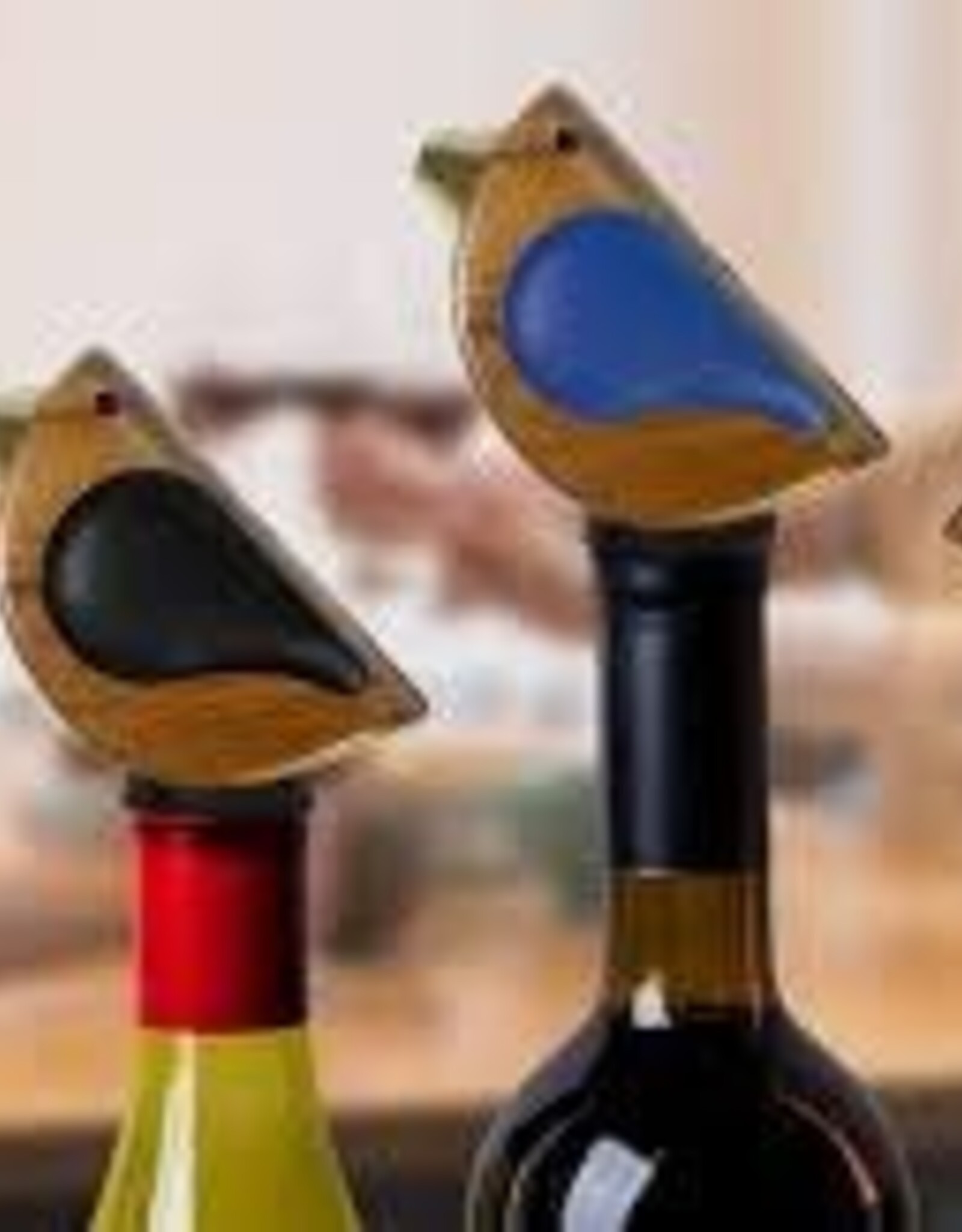 Kitchen Totally Bamboo - Songbird Bottle Pourer Red