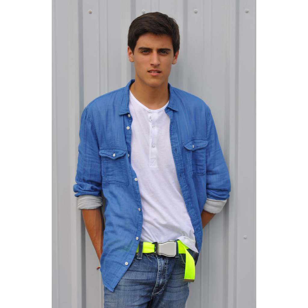 SKB1- SkyBelt w/buckle Las Vegas- Neon Yellow