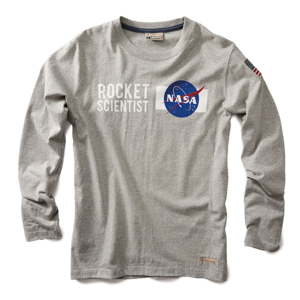 Mens NASA Long Sleeve T-shirt - Planewear