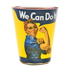 Rosie the Riveter Shot Glass